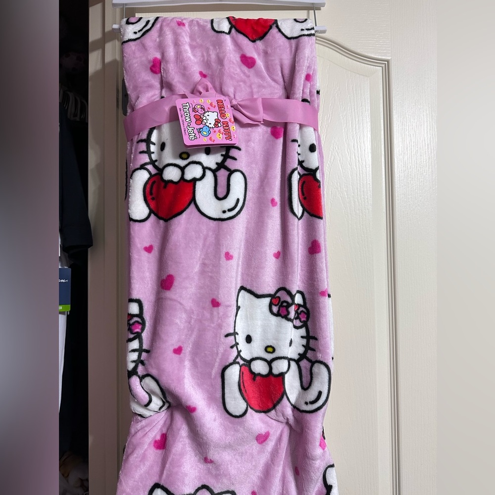 I Love you Hello Kitty Blanket